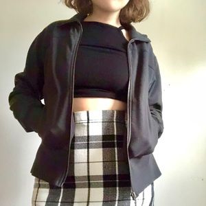 Black Champion Zip Sweater